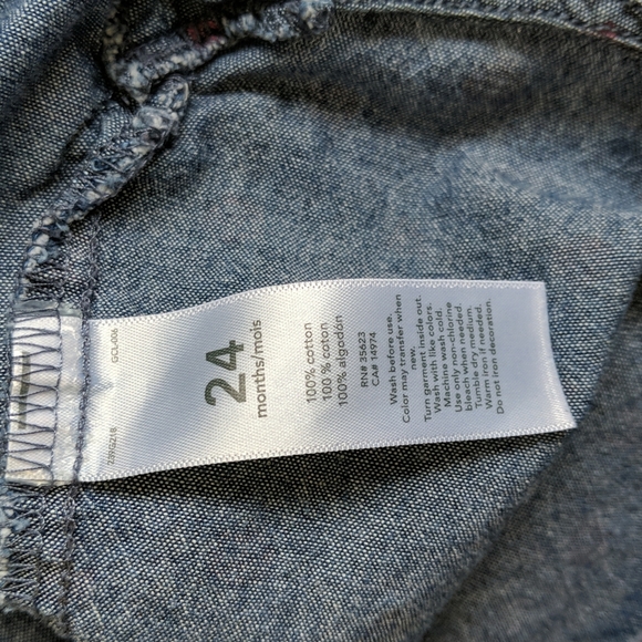 carter's 2 piece cotton summer outfit matching set 24 months baby girl - Picture 3 of 9